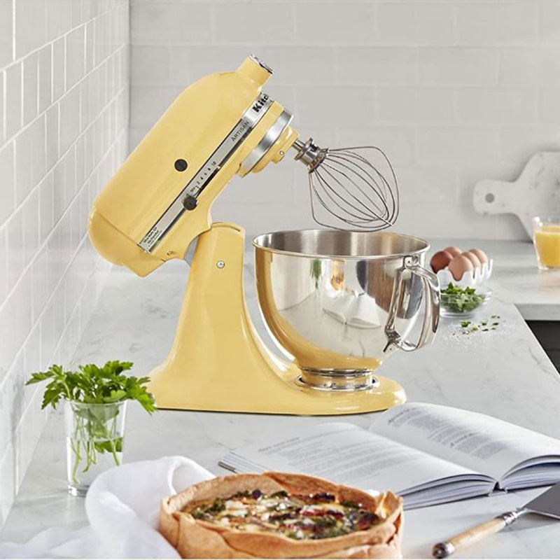 KitchenAid KSM150PSMY Artisan Series 5-Qt. Stand Mixer with Pouring Shield  - Majestic Yellow 