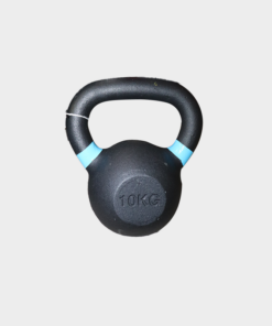 Gym 10kg Kettlebell Powder Coated with Color Ring