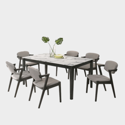 Stevie 7pc Dining Set | 115111WG with 6x115112