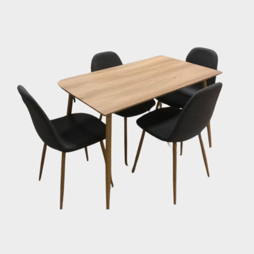 Dining 5pc Wooden Table Set 850-KULT-TG949